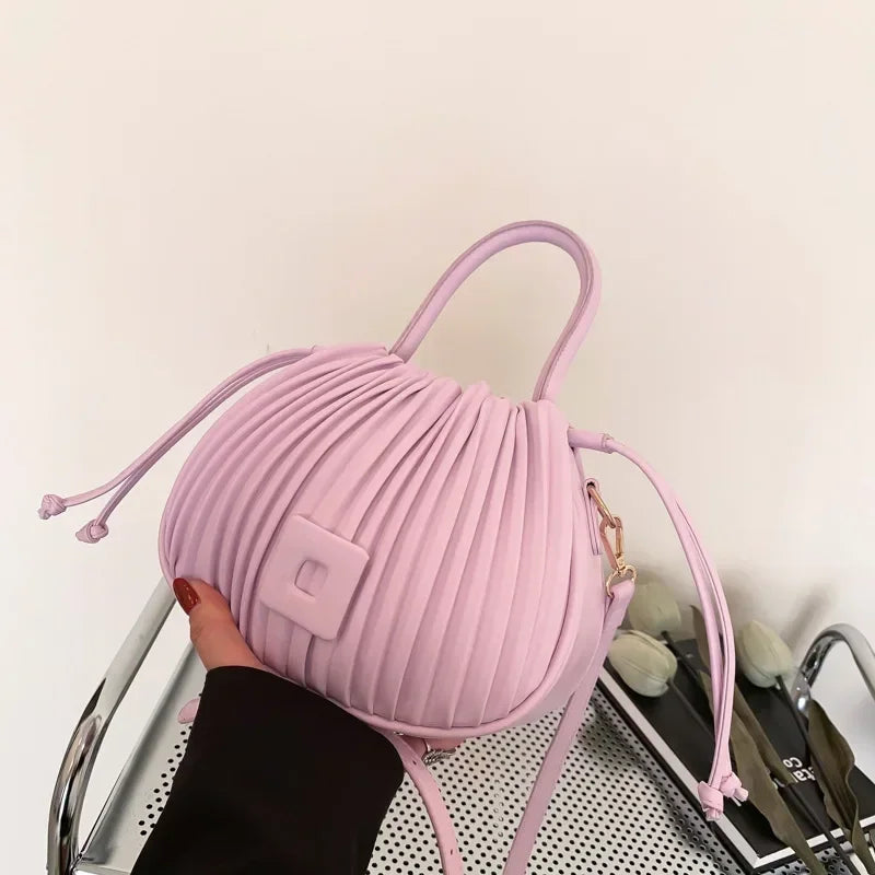 Sac à bandoulière Design de marque de mode pour femmes 2025 sac à main à bandoulière Vintage de luxe sac fourre-tout décontracté sac seau en cuir PU