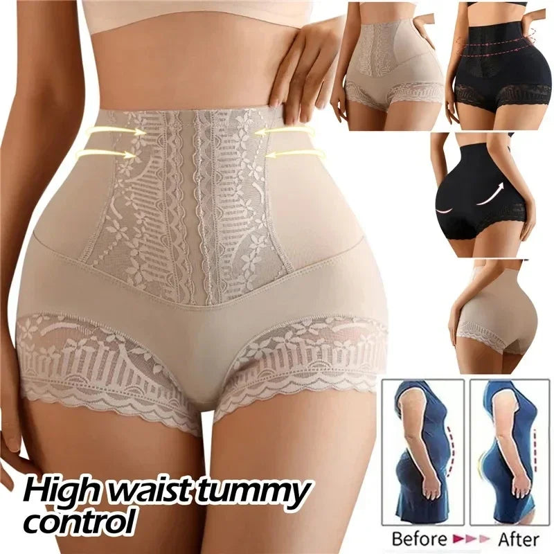 Femmes Shapewear culottes taille haute ventre plat Shorts bout à bout corps Shaper sous-vêtements amincissants post-partum ventre façonnage culotte