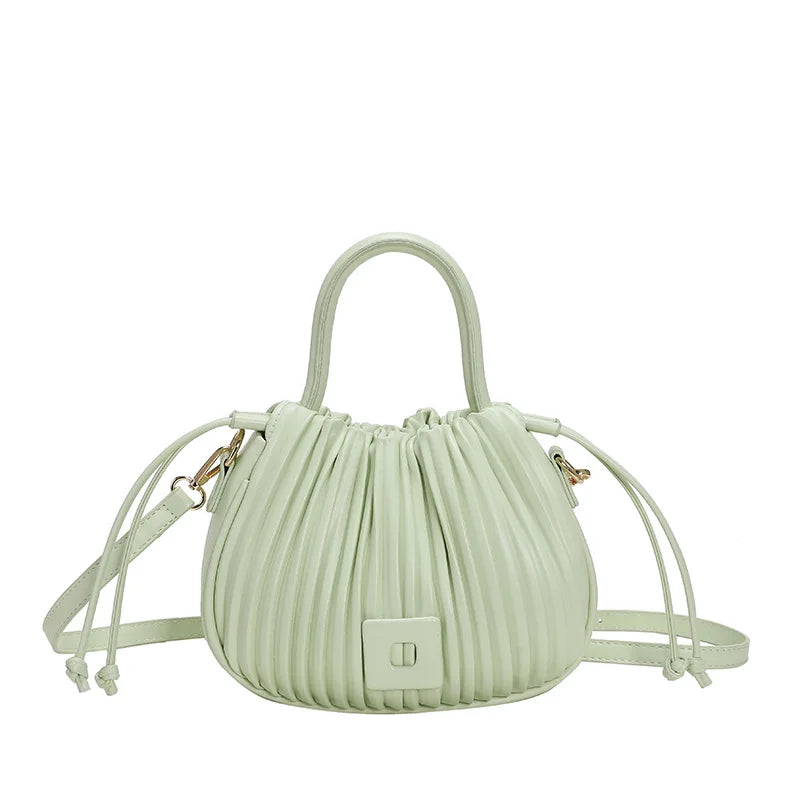 Sac à bandoulière Design de marque de mode pour femmes 2025 sac à main à bandoulière Vintage de luxe sac fourre-tout décontracté sac seau en cuir PU
