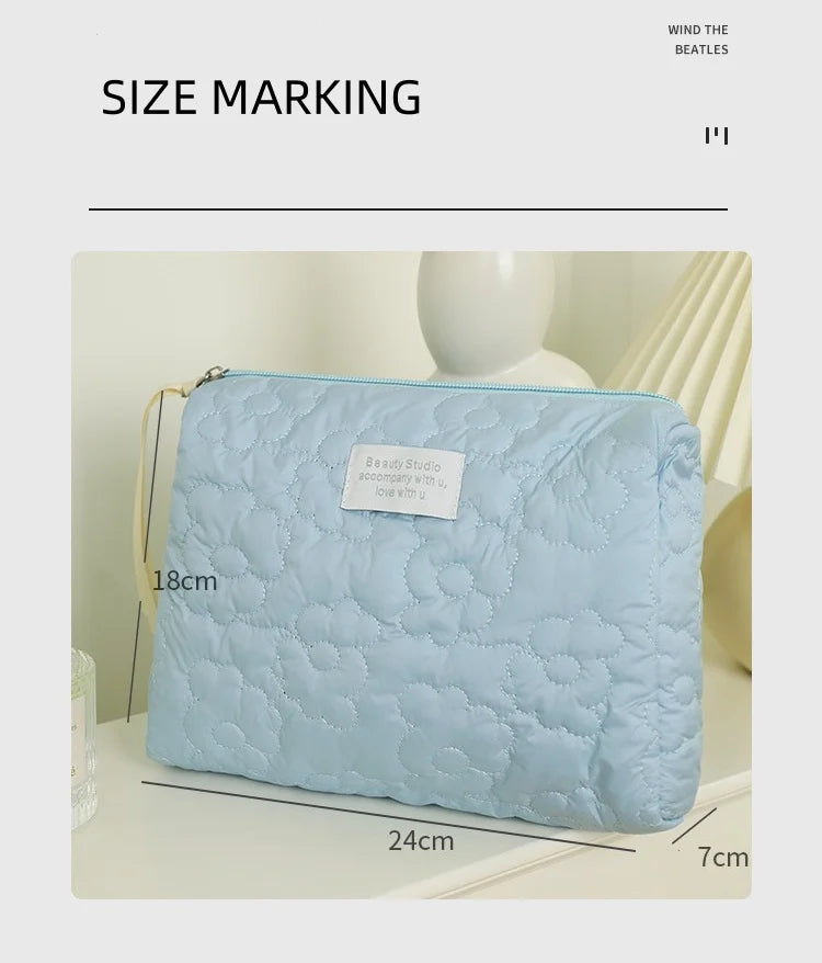 Sac à cosmétiques brodé