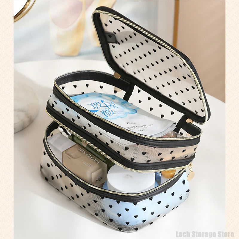 Trousse  en maille de Nylon