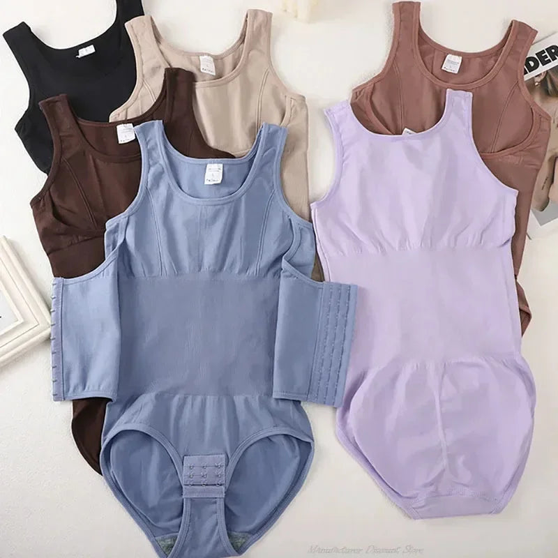 2026 nouveau Body Shapewear avec ceinture à glissière femmes ventre contrôle Fajas corps Shaper taille formateur minceur Cincher hauts Corset