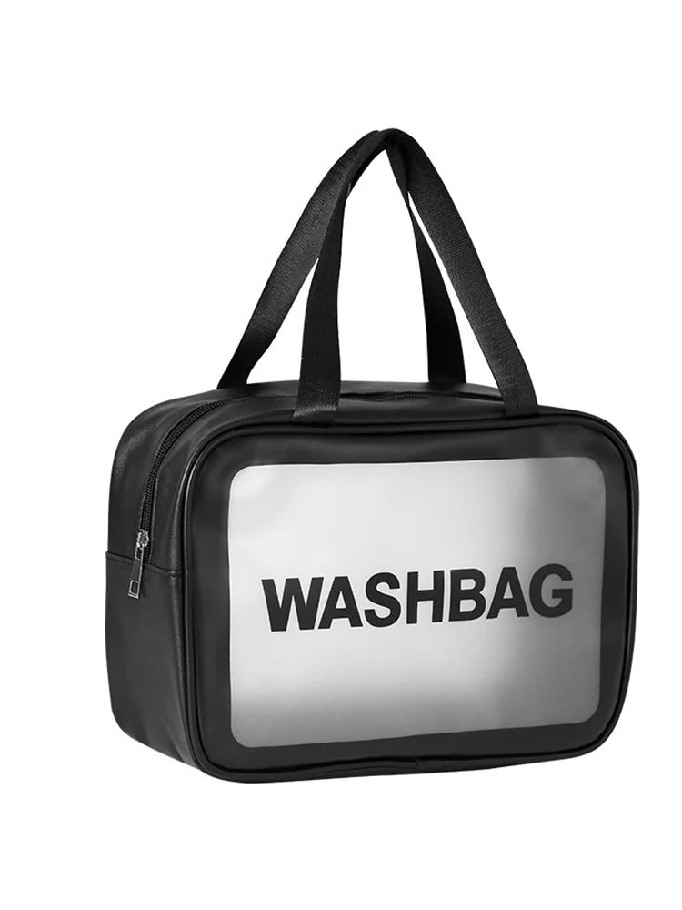 Sac de maquillage  givré Semi-Transparent