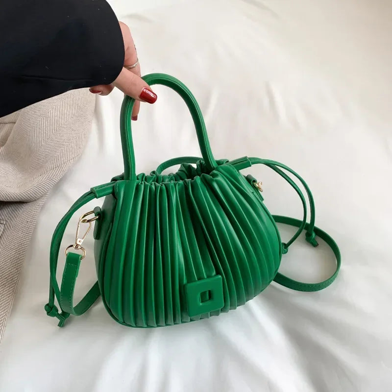 Sac à bandoulière Design de marque de mode pour femmes 2025 sac à main à bandoulière Vintage de luxe sac fourre-tout décontracté sac seau en cuir PU