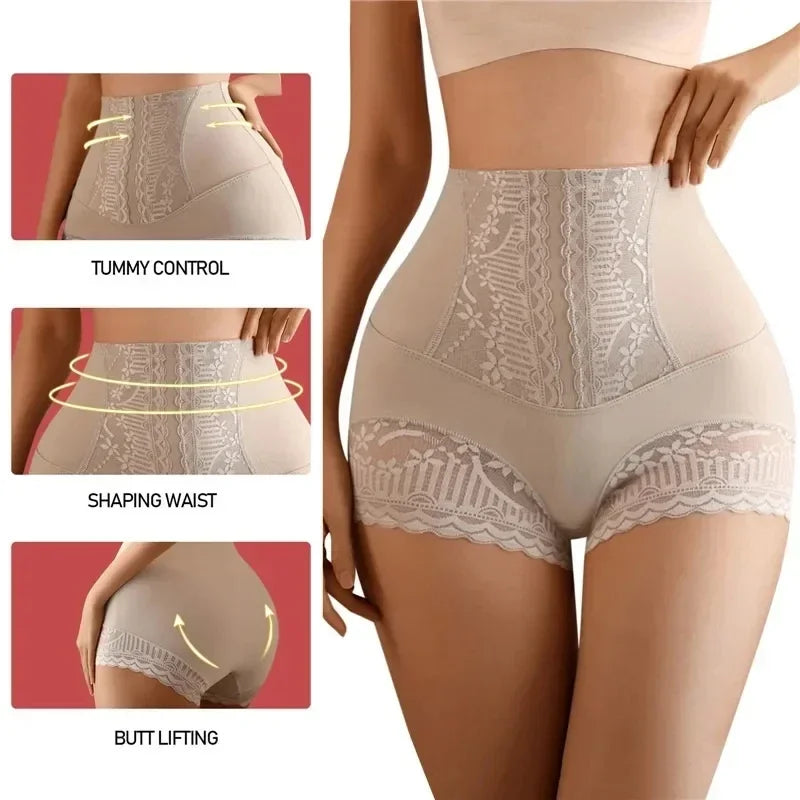 Femmes Shapewear culottes taille haute ventre plat Shorts bout à bout corps Shaper sous-vêtements amincissants post-partum ventre façonnage culotte
