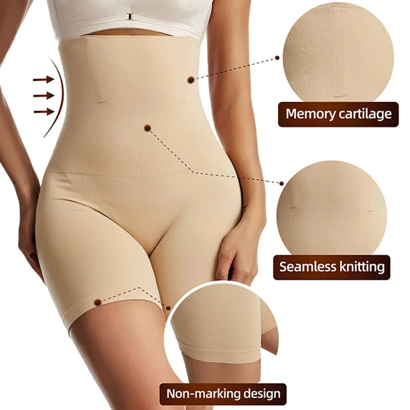 Shapewear bout à bout sans couture femmes taille haute minceur culotte ventre contrôle culotte pantalon slips dames corps Shaper