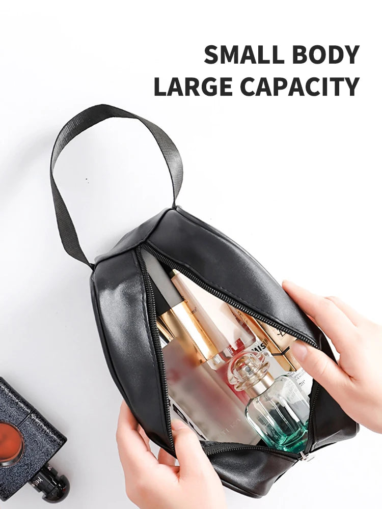 Sac de maquillage  givré Semi-Transparent